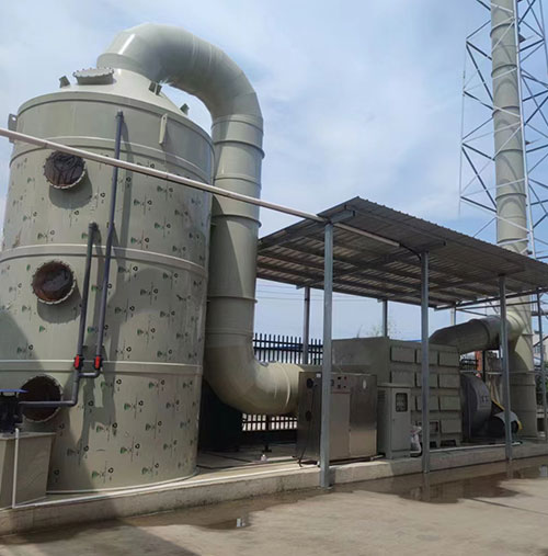 整套環(huán)保設(shè)備安裝現(xiàn)場